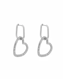 Earring Party Hearts Silver